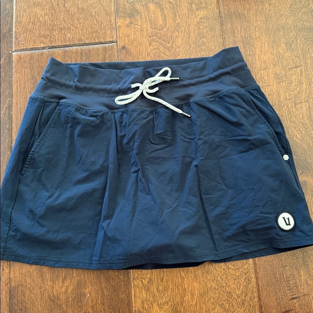 Vuori Navy Blue Seabreeze Skirt